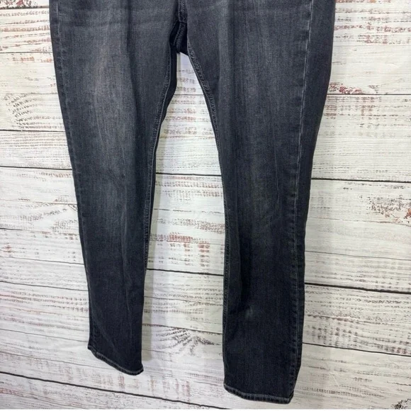Rag & Bone Dre low rise Charcoal Straight Leg Slim Boyfriend size 30 denim Jeans - Picture 3 of 7